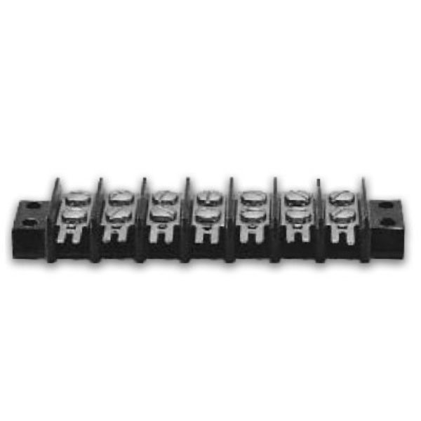Connectivity Solutions Barrier Strip Terminal Block, 20A, 2 Row(S), 1 Deck(S) 18-141-Y